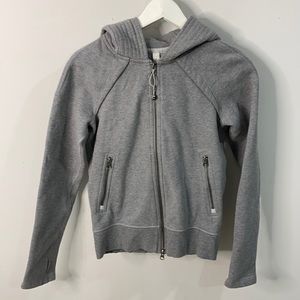 lululemon athletica Gray Zip-Up Hoodie Sweater